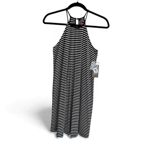 NWT Vince Camuto B&W Striped Dress Petite XS - Picture 3 of 12